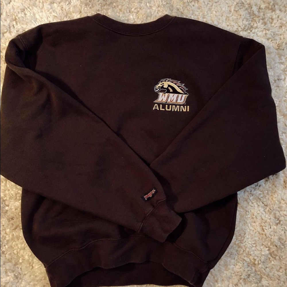 College sweatshirt